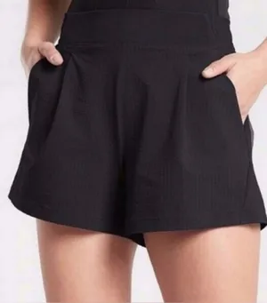 Athleta - Black textured Brooklyn Shorts- 10 thumbnail 1