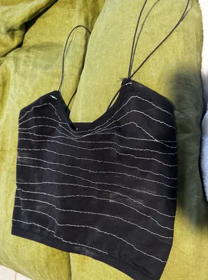 Black Design Tank Top Size XS thumbnail 2