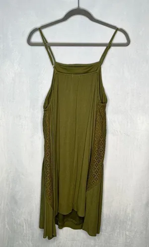 Xhilaration Dress Olive Green Sleeveless Lined Plus New XXL thumbnail 2