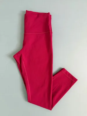 Lululemon Wunder Train High-Rise Tight 25"‎ Pomegranate W5CQDS thumbnail 5
