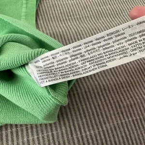 Women’s Zara Trendy Bright Crop Top Shirt Green Sz M Medium Viscose Blend thumbnail 9