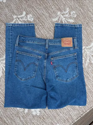 Levi Blue Denim Jeans - Classic Straight Fit thumbnail 3