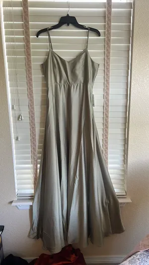 Show me your Mumu sage green bridesmaid dress thumbnail 1