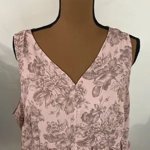 Torrid floral print peplum Georgette midi tank size 1X thumbnail 4