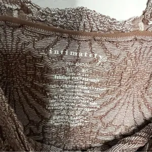 Intimately Free People Love Letter Cami Brown‎ Textured Crop Square Neck Top thumbnail 8