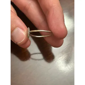 ring band sterling silver 925 beautiful unique lot b14 size 8.5 thumbnail 3