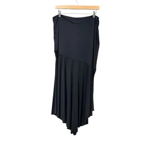 Princess Polly‎ Dreamberry Maxi Skirt Black Asymmetrical Hem US 12 NWT thumbnail 4