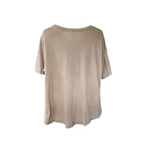 aerie Distressed oversized Crewneck Tee in Taupe Beige thumbnail 8