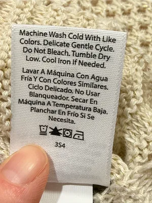 Time and Tru Women’s open front crotchet Ruana size XL thumbnail 8