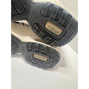 Brahma Eagle Steel Toe Work Sneakers White Navy Leather Chunky Utility Womens 9 thumbnail 7