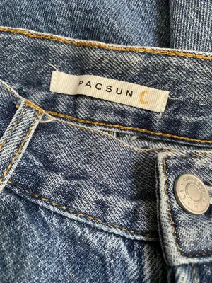 Pacsun Blue Distressed High Waisted Straight Leg Jeans Size 26 thumbnail 10