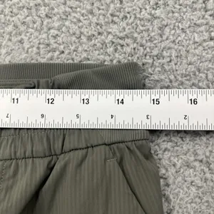 Lululemon Beyond The Studio Crop Pants Olive Green Athleisure Women's 8 x 25 thumbnail 7