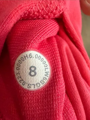 Lululemon Embody Crop Leggings Size 8 Bright Pink - C67-034 thumbnail 4