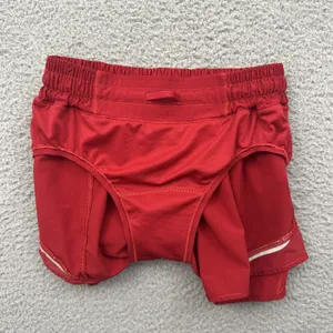 Lululemon Hotty Hot Shorts Low Rise 4" Dark Red Athletic Athleisure Women's 2 thumbnail 4