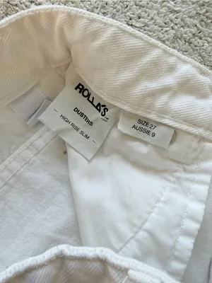 Rollas Duster Jean Shorts Layla White 27 thumbnail 6