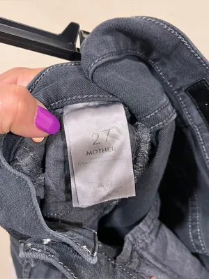 Mother The Insider Crop Step FrayJeans in Night in Paris Size 27 EUC thumbnail 13