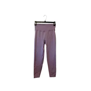 PINK Active Victoria’s Secret Purple Ribbed‎ Leggings Size Medium thumbnail 3