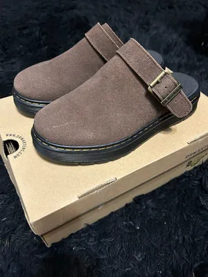 Dr Martens Brookline brown leather mules clogs slip on shoes women’s 9 new thumbnail 6