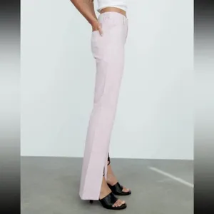 ZARA women’s size 6 lavender light purple front slit jeans business casual thumbnail 10