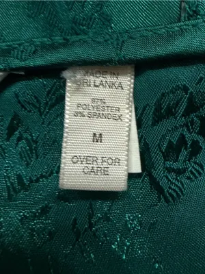 Victoria’s Secret Emerald Green Satin Jacquard Corset Cami Top M Y2K thumbnail 8