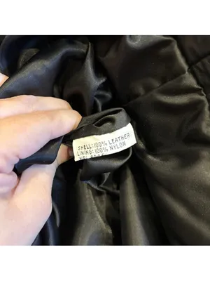 Vintage 90s Morgan Taylor Black Genuine Leather Button Down Jacket Size Women L thumbnail 3