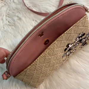 Disney Pink and Tan Crossbody Bag with Elegant Design BNWOT thumbnail 7