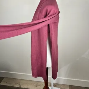 Lululemon Blissful Zen Merino‎ Wool Wrap Sweater Pink Size 2 thumbnail 7