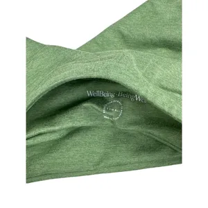 Well Being + Being Well Ashe 7/8 Leggings and Sports Bra in Loden Green Heather thumbnail 4