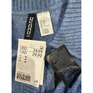 NEW H&M Button Up Sweater Top Womens Med. Wool Knit Short Sleeve Travel Minimal thumbnail 3