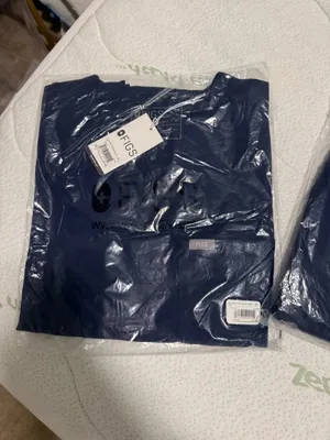 FIGS Navy Catarina Scrub Top thumbnail 3