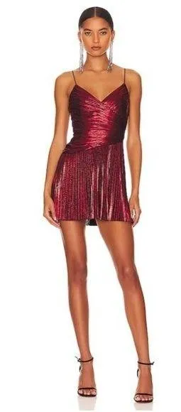 Retrofête Lumi Dress in Red Size XX-Large thumbnail 1