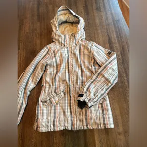 686 Women’s Winter Coat Jacket Ski Snowboard Plaid Hood - size XS thumbnail 3