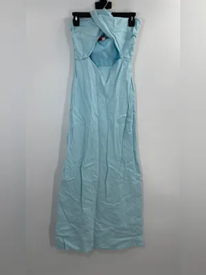 Simon Miller Blue Breeze Yabba Linen Dress 8 thumbnail 7