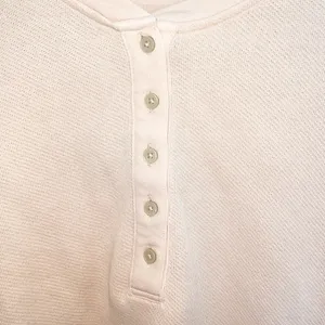 American Eagle Cotton Blend Orange Button-Up Long Sleeve Shirt thumbnail 5