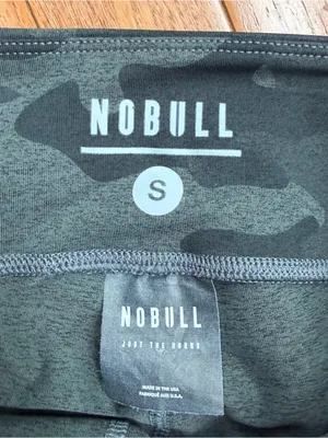 NOBULL Camo Compression Shorts Grey Green Camouflage Spandex Gym CrossFit Small thumbnail 4
