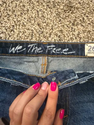 We The Free Free People Bailey Denim Mini Skirt - Dark Wash thumbnail 4