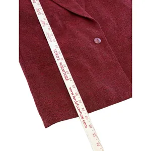 80s Country Suburban Dark Red Tweed Blazer 12 Made in‎ USA Notch Collar Vintage thumbnail 6