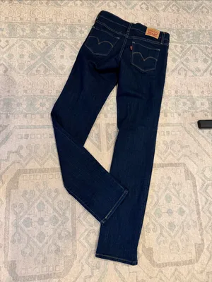 Levi’s 314 Shaping Straight Jeans - Dark Blue thumbnail 5