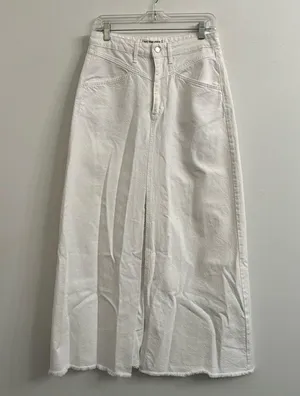 Free people We The Free Come As You Are Denim Maxi Skirt Sz 6 thumbnail 4