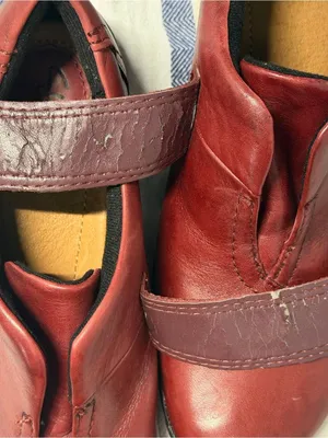 Clarks Artisan Red Leather Mary Jane Comfort Shoes Women’s 9.5M thumbnail 7