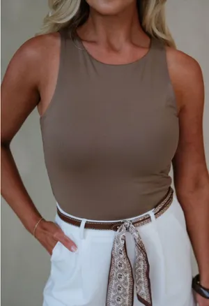 These Three Boutique Brown bodysuit thumbnail 3