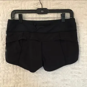 Lululemon Speed Shorts 6 Small black thumbnail 4