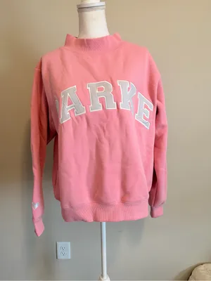 Parke Blush + Lavender Valentines Varsity Mockneck Sweater limited edition S/m thumbnail 8