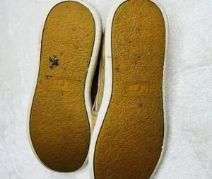UGG Cas Women's Size 6.5 Caramel Tan Suede Gold Leather Slip On Comfort Shoes thumbnail 8