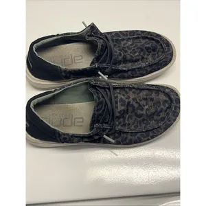 Hey Dude Shoes Wendy Sox Leo Brown Women’s Size 6 Slip On Loafer Fabric Leopard thumbnail 11