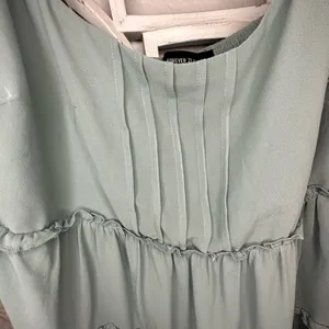 Forever 21 Plus Gray/Blue Mini Dress thumbnail 4