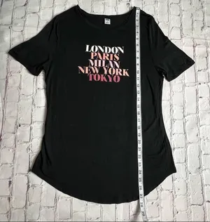Old Navy Womens City Graphic Short Sleeve Sz M thumbnail 2