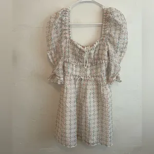 For Love And Lemons Pastel Patterned Dress thumbnail 3