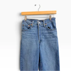 Levis Denim Ribcage Straight Ankle jeans Medium Wash Jeans 27x27 thumbnail 2