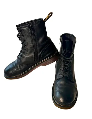 Dr. Martens 1460 Y Soft T Black Boots Size 6M 38 EU thumbnail 3